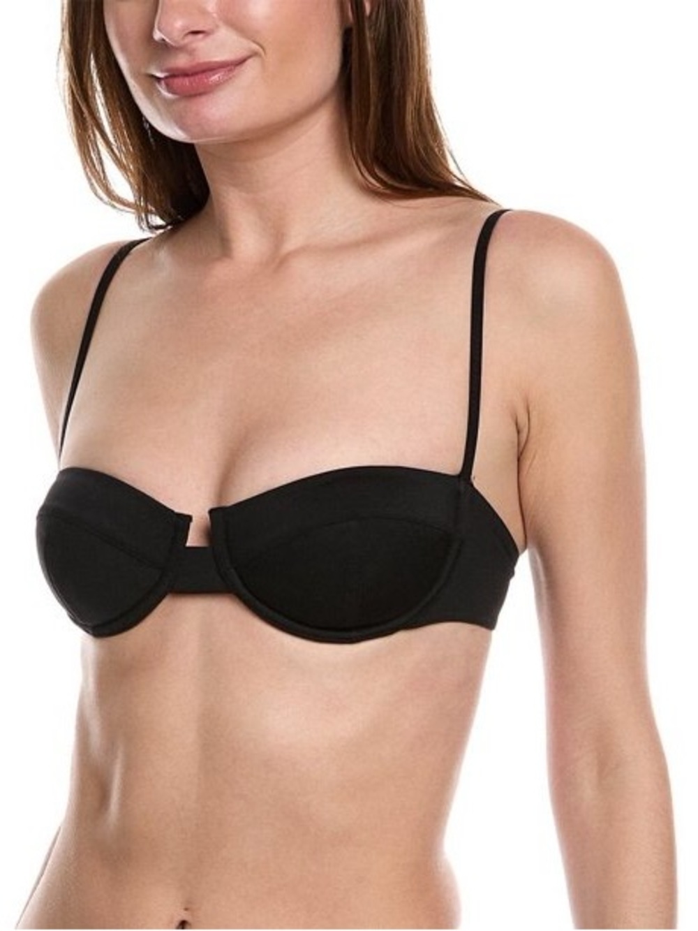 SOLID & STRIPED The Arlo Bikini Top in Black
